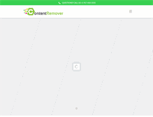 Tablet Screenshot of contentremover.com
